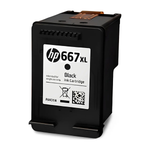 Tinta Cartucho HP 667XL Preto 8,5ml
