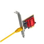 Placa de Rede GIGABIT Pci Express Lan 2.5g Mbps 100/1000 S/CX