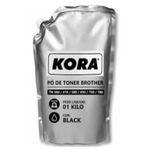 Pó Toner Compatível 1Kg Brother Black TN360 410 580 650 750 780 Kora