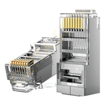 Conector Rj45 Cat6 Blindado Exbom