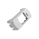Moldura P/ RJ45 Módulo Adaptador C/2 Miluz Schneider Branco