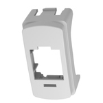 Moldura P/ RJ45 Módulo Adaptador C/2 Miluz Schneider Branco