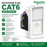 Keystone Rj45 Cat6 Orion S70540104 Schneider