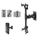 Suporte Tablet Parede Clamp Presilha Ipad Samsung Preto