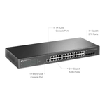 Switch 24Pt Gigabit Gerenciável L2+ de 24, 4 Slots SFP JetStream TL-SG3428 V2