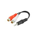 Cabo P2 Macho Para 2 P2 Fêmea 30cm