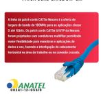Patch Cord CAT5e 2,5m Azul Nexans