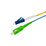 Patch Cord Fibra Óptica SC/APC x LC/PC 20m