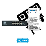 Switch 8pt PoE Fast PM-R10 10/100Mbps 