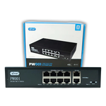 Switch 8pt PoE Fast PM-R10 10/100Mbps 