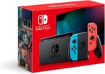 Nintendo Switch com Joy-Cons Neon Azul e Vermelho Tela LCD de 6,2 polegadas
