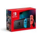 Nintendo Switch com Joy-Cons Neon Azul e Vermelho Tela LCD de 6,2 polegadas