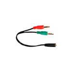 Cabo Adaptador P3 Fêmea X 2 Macho P2  X-Cell