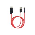 Cabo HDMI Macho x Usb e Micro Usb Macho