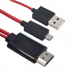 Cabo HDMI Macho x Usb e Micro Usb Macho