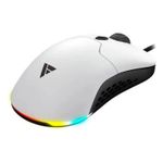 Mouse S/FIO Force One Lynx Gamer 2.4Ghz RGB Preto/Branco