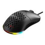 Mouse S/FIO Force One Lynx Gamer 2.4Ghz RGB Preto/Branco