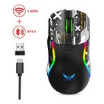 Mouse S/FIO Gamer 2.4hZ Bluetooth 5.0 RGB OEM
