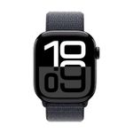 Apple Watch Series 10 (GPS) 42mm Jet Black Aluminum Ink Sport Loop A2997 S/M GPS
