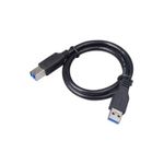 Cabo Usb Tipo B E Tipo A 3.0 Super Speed 5gb/s 1,8m Cor Preto