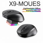 Mouse S/Fio X9 Óptico Bluetooth 2.4Ghz Preto OEM