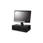 Suporte Monitor C/2 gavetas Souza Office Black Piano