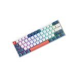 Teclado Desktop Mecânico C/Fio K500-B61 Mini Teclado Mecânico Formato 60% Retroiluminação RGB
