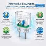Protetor de Surto Dps 2P 10A 3600w Bivolt Transparente HREBOS