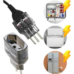 Protetor De Surtos DPS 3P 10A 7,5kA Bivolt Embrastec Preto Fumê