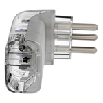 Protetor De Surtos DPS 3P 10A Clamper Pocket Fit Transparente Curvo