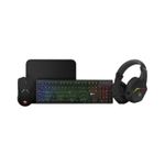 Teclado Desktop C/Fio Kit 4x1 Mouse, Mousepad, Headset RGB GN-CG-SQTMPHB Gamer Ninja Squad