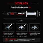 Pasta Termica WB-5 17W/mk 4g Wovibo