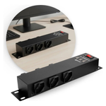 Filtro de Linha 6T+3 USB 10a 1.2m Ipec Preto