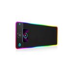 Mousepad Gamer Led Rgb 70 X 30cm com carregador por inducao
