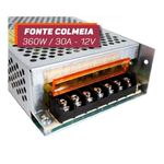 Fonte 12v 30a 360w Colmeia Chaveada