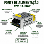 Fonte 12v  3a 35w Colmeia Chaveada
