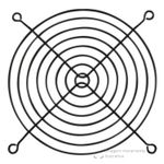 Grade Tela Proteção Cooler 120x120mm
