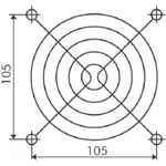 Grade Tela Proteção Cooler 120x120mm