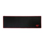 Mousepad Gamer Havid HV-MP830 30x90cm Costura vermelha Preto