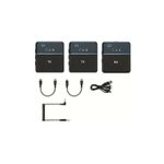 Microfone Lapela S/Fio Wireless Yookie YM07 USB-C Para USB-C Preto