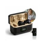 Microfone Lapela S/Fio Redondo Lightning Preto