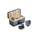 Microfone Lapela S/Fio Redondo Lightning Preto