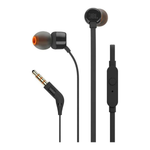 Fone de Ouvido JBL Tune110 c/ microfone preto C/Fio