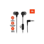 Fone de Ouvido JBL Tune110 c/ microfone preto C/Fio