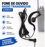 Fone de Ouvido Radio Transmissor C/FIO P1 