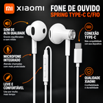 Fone de Ouvido Xiaomi Spring Type-C C/fio