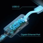 Adaptador de Rede USB 3.0 Lan Rj45 10/100/1000Mbps UE300 Ver: 5.0 Tp-link