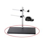 Base Microscopio Metal 20cmx25cm com Haste 24.5cm