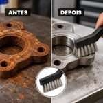 KIT Jogo de Escova de Aço Pequeno com Cabo Plástico 3 Peças