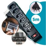 Filtro de Linha Energia 6T 10a Isotel Preto  